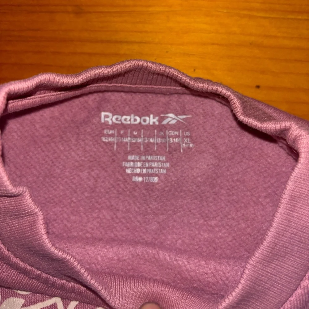 Vintage Reebok Classic Sweatshirt Distressed Girls XL 14/16